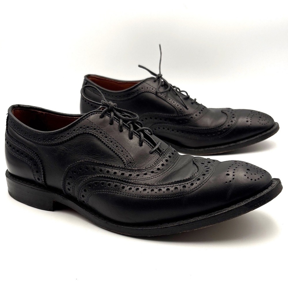 Allen Edmonds Mens McAllister Leather Wingtip Brogue Oxford Shoe 8.5 3E EEE Wide